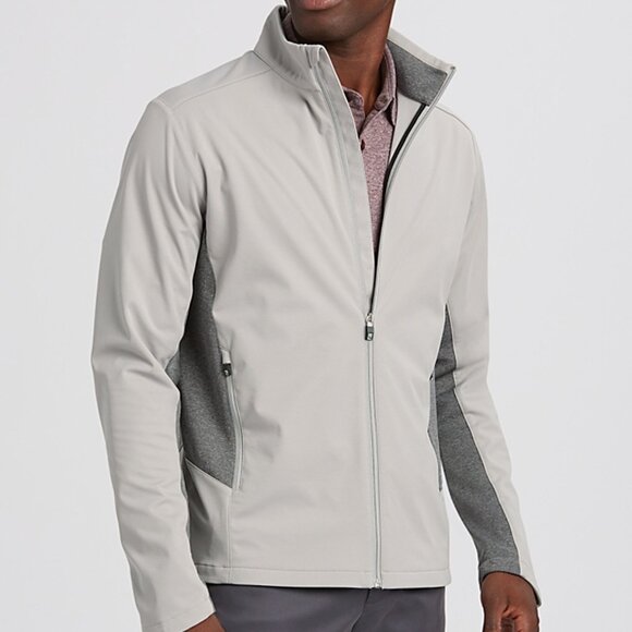 NWT!!! Cutter & Buck Navigate Softshell Men's Full Zip Jacket, Size Medium - Picture 1 of 9
